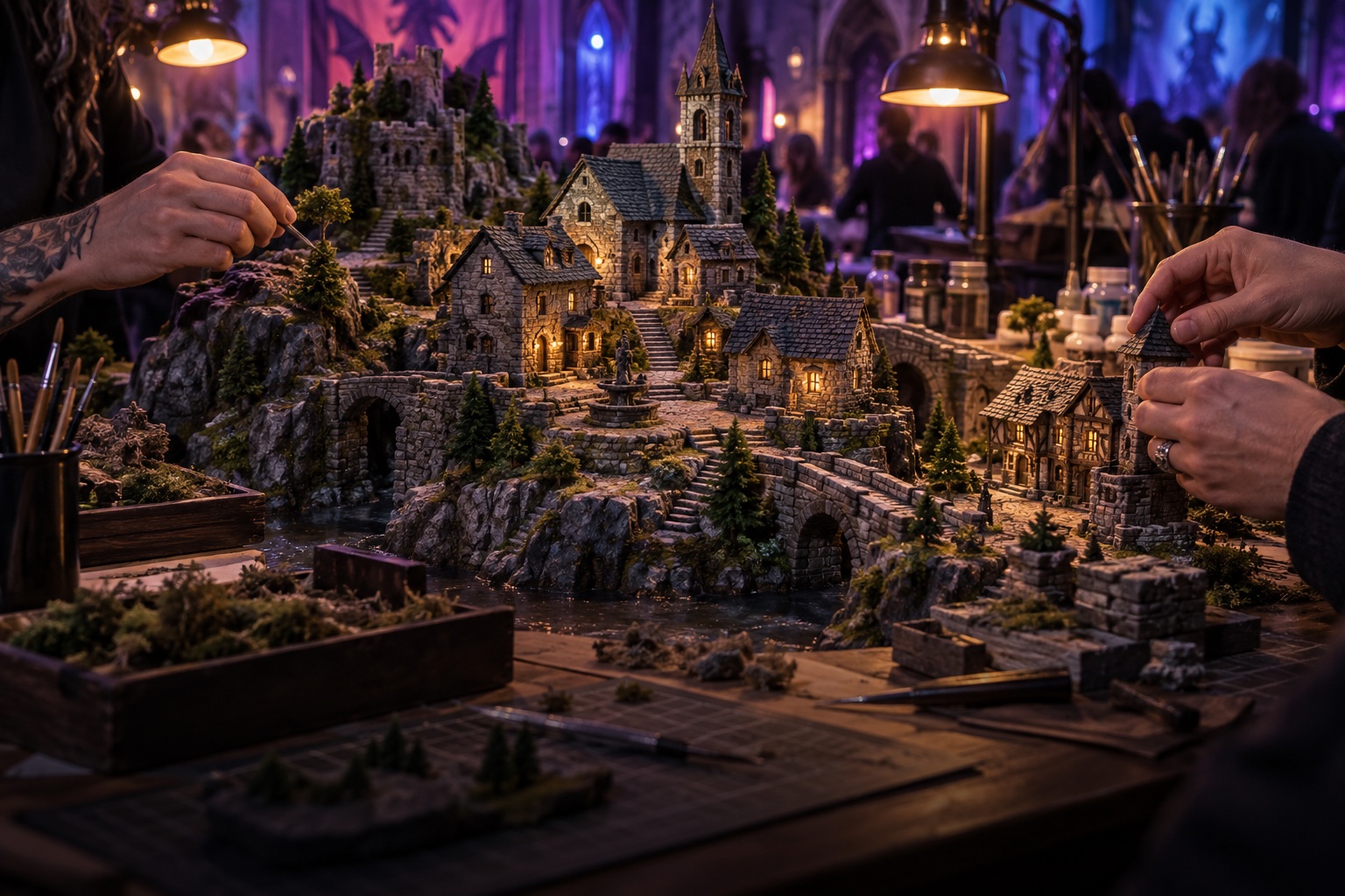 Fantasy miniature terrain
